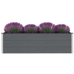 Maison Eclat Boutique -Maison Eclat Boutique lit sureleve de jardin wpc 195x50x54 cm gris 8718475568704 1362014