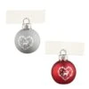 Lot De 4 Boules De Noël Porte-nom Argenté En Verre Et Métal Ø 4 Cm -Maison Eclat Boutique lot de 4 boules de noel porte nom argente en verre et metal 4 cm 3526780905436 560052