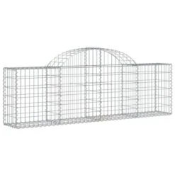 Paniers à Gabions Arqués 18 Pcs 200x30x60/80 Cm Fer Galvanisé -Maison Eclat Boutique paniers a gabions arques 18 pcs 200x30x60 80 cm fer galvanise 3666722937375 1513870