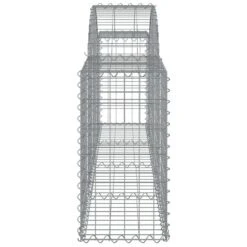 Paniers à Gabions Arqués 18 Pcs 200x30x60/80 Cm Fer Galvanisé -Maison Eclat Boutique paniers a gabions arques 18 pcs 200x30x60 80 cm fer galvanise 3666722937375 1513872