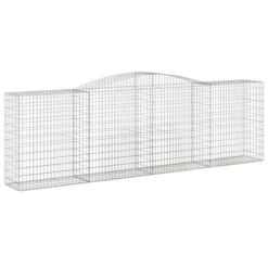 Paniers à Gabions Arqués 20 Pcs 400x50x120/140 Cm Fer Galvanisé -Maison Eclat Boutique paniers a gabions arques 20 pcs 400x50x120 140 cm fer galvanise 3666722898713 1485955