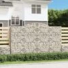 Paniers à Gabions Arqués 4 Pcs 300x30x180/200 Cm Fer Galvanisé -Maison Eclat Boutique paniers a gabions arques 4 pcs 300x30x180 200 cm fer galvanise 3666722936385 1502801