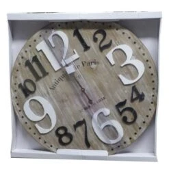 PARIS Horloge Murale - Ø 60 Cm -Maison Eclat Boutique paris horloge murale 60 cm 3700301141637 487758