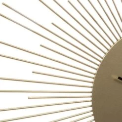 Pendule Soleil En Métal - Ø 67 X Ep. 2 Cm - Or -Maison Eclat Boutique pendule soleil en metal 67 x ep 2 cm or 3560238698662 473261