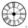Pendule Vintage En Métal - Ø 70 Cm - Noir -Maison Eclat Boutique pendule vintage en metal 70 cm noir 3560239261407 456666