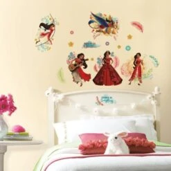 ROOMMATES Stickers DISNEY PRINCESS - PRINCESS ELENA Repositionnables 4 Feuilles De 10,1cm X 44,1cm -Maison Eclat Boutique roommates stickers disney princess princess elena repositionnables 4 feuilles de 10 1cm x 44 1cm 0034878543611 823441