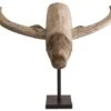 Sculpture Bois D'acacia Gris Décapé Toro -Maison Eclat Boutique sculpture bois d acacia gris decape toro 8430026935291 197915