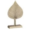 Sculpture Feuille Sur Pied Métal Doré Narsh 21 Cm -Maison Eclat Boutique sculpture feuille sur pied metal dore narsh 21 cm 5415203967114 357103