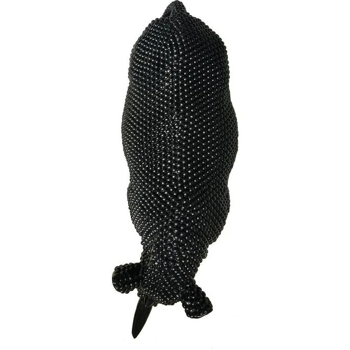 Sculpture Rhinocéros Polyrésine Noire Zoorin 6 Sculpture Rhinocéros Polyrésine Noire Zoorin – Image 4