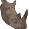 Sculpture Rhinocéros Résine Gris Vieilli Pablo -Maison Eclat Boutique sculpture rhinoceros resine gris vieilli pablo 8430026929245 197901