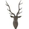 Sculpture Tête De Renne Suspendue Résine Marron Rusty Nissy -Maison Eclat Boutique sculpture tete de renne suspendue resine marron rusty nissy 5415203955562 367822
