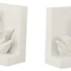 Serre-livre En Résine Blanc Cygne Abel - Lot De 2 -Maison Eclat Boutique serre livre en resine blanc cygne abel lot de 2 5400924161897 1336781