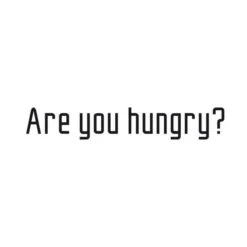 Stickers Adhésif Mural Are You Hungry - 120x20cm