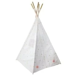 Tipi 5 Pieds H.160 Cm - Doré - Style Enfant -Maison Eclat Boutique tipi 5 pieds h 160 cm dore style enfant 3560238325742 666714