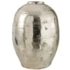 Vase Arrondi Métal Argenté Neela -Maison Eclat Boutique vase arrondi metal argente neela 5400924011666 374761