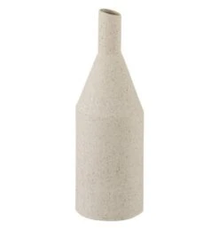 Vase Avec Col Céramique Blanc Ettis H 40 Cm - Lot De 3