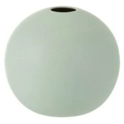Vase Boule Céramique Vert Pastel Uchi H 18 Cm