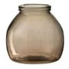 Vase Boule Verre Marron Clair Liray -Maison Eclat Boutique vase boule verre marron clair liray 5400924042134 381255