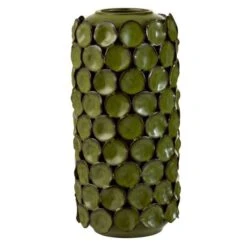 Vase Céramique Vert Jibel H 31 Cm 2
