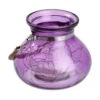 Vase En Verre Violet - 40 MicroLED Lumiere Fixe - Blanc Chaud -Maison Eclat Boutique vase en verre violet 40 microled lumiere fixe blanc chaud 8024199039537 487897