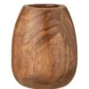 Vase Moyen En Bois Marron Jacobia D 34 Cm