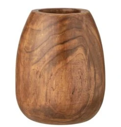Vase Moyen En Bois Marron Jacobia D 34 Cm