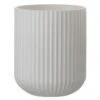 Vase Verre Blanc à Stries Ettis H 18 Cm - Lot De 4 -Maison Eclat Boutique vase verre blanc a stries ettis h 18 cm lot de 4 5415203862013 371018