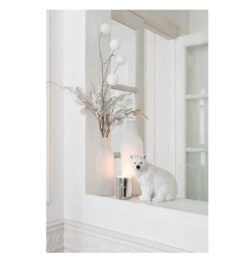 Vase Verre Blanc Licia H 35 Cm - Lot De 4 -Maison Eclat Boutique vase verre blanc licia h 35 cm lot de 4 5415203956347 361436