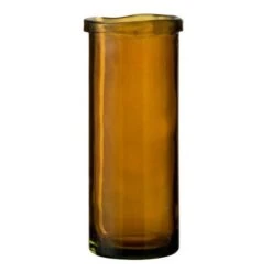 Vase Verre Jaune Nayra H 36 Cm