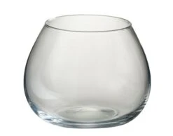 Vase Verre Transparent Fie D 19 Cm