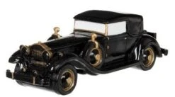 Voiture Ancienne Résine Noire Dorée Ysarg 2